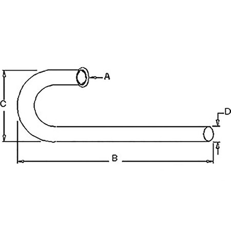 Aftermarket Vertical Exhaust Pipe Fits Ford/Fits New Holland Tractor 2N 8N 9N FOE-15 FDE150
